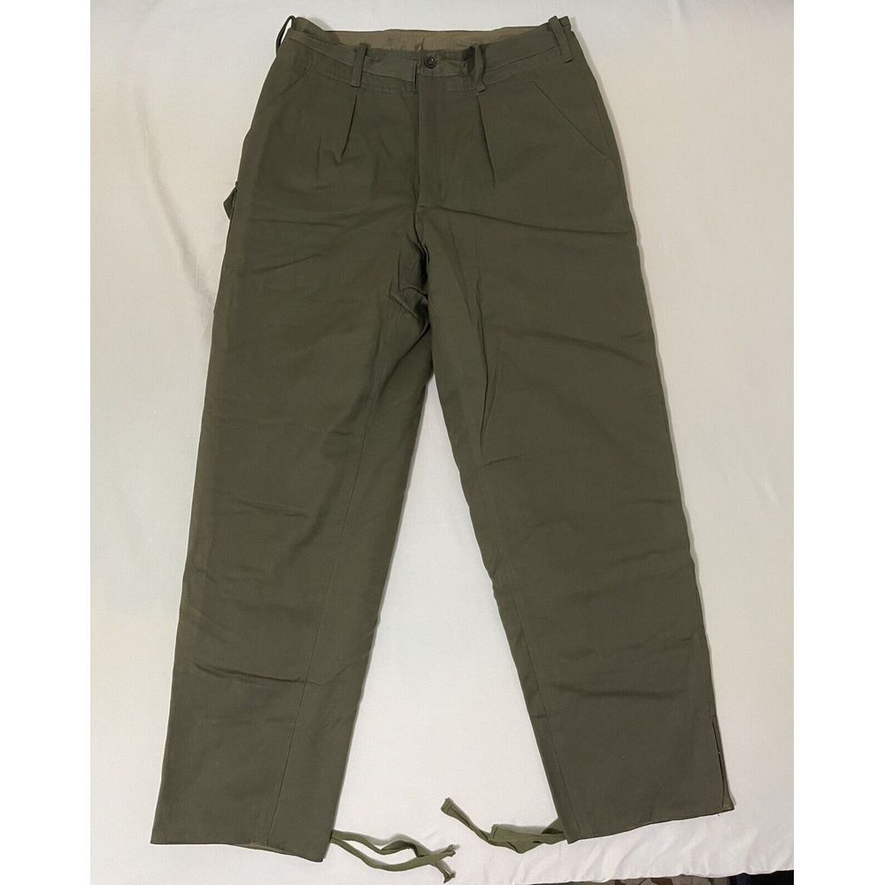 Vintage 1962 Military Pants Insulated Heavy Cold Weather Trousers Combat‎